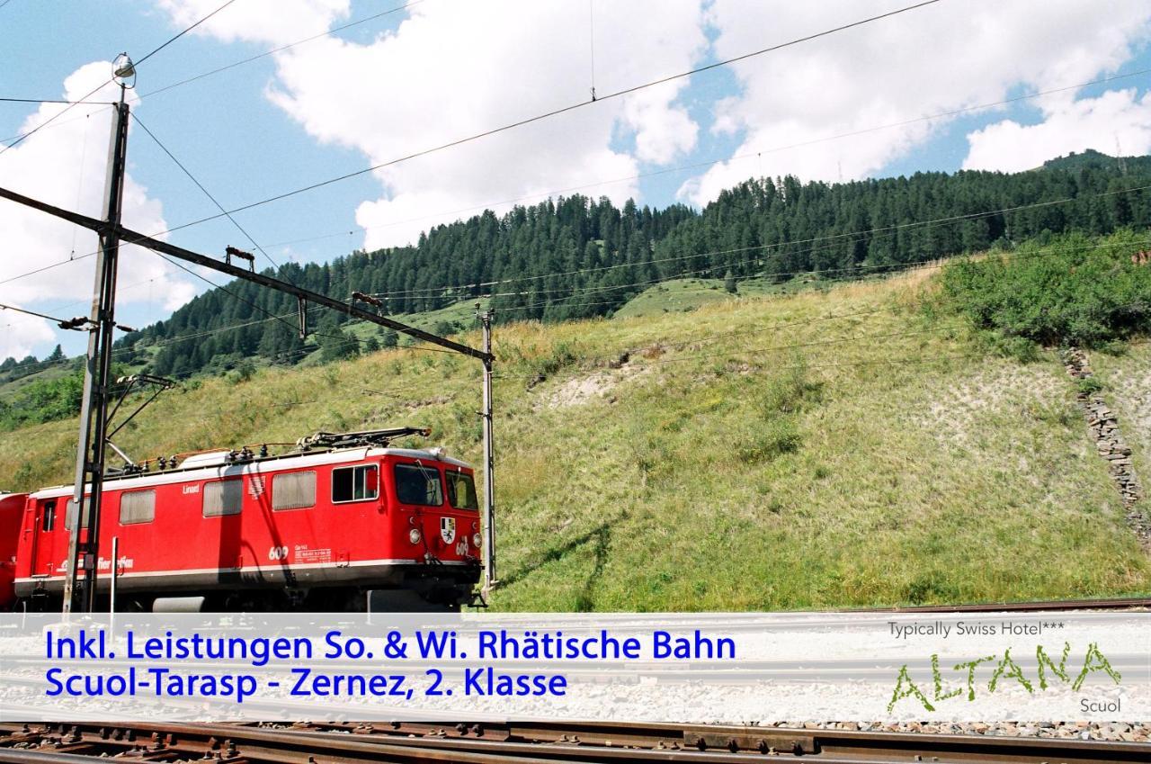 Typically Swiss Hotel Altana Scuol Exterior photo