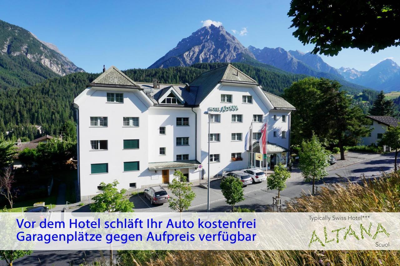 Typically Swiss Hotel Altana Scuol Exterior photo