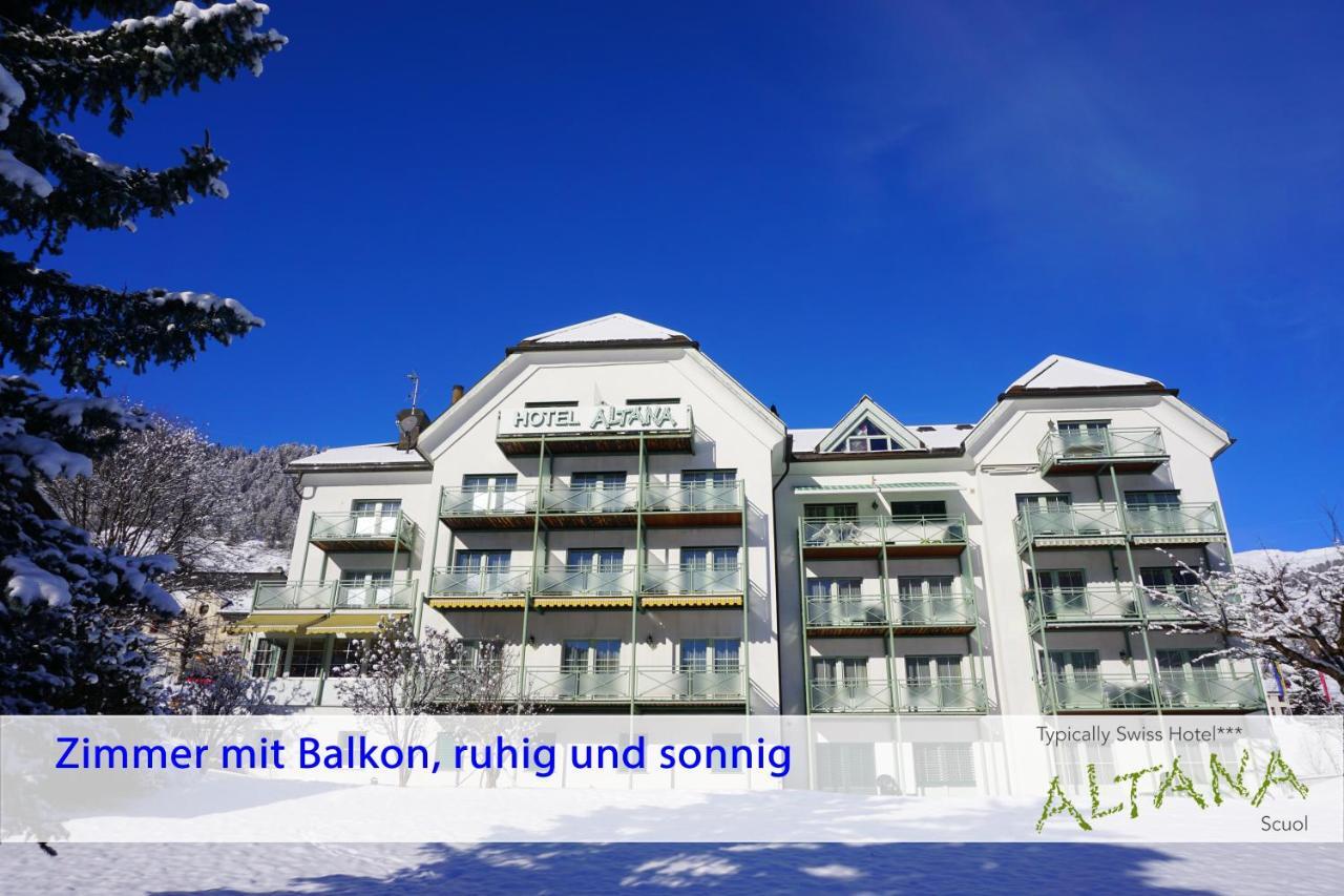 Typically Swiss Hotel Altana Scuol Exterior photo
